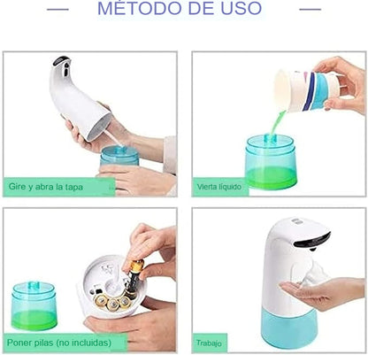 DISPENSADOR DE JABÓN LIQUIDO AUTOMATICO CON SENSOR