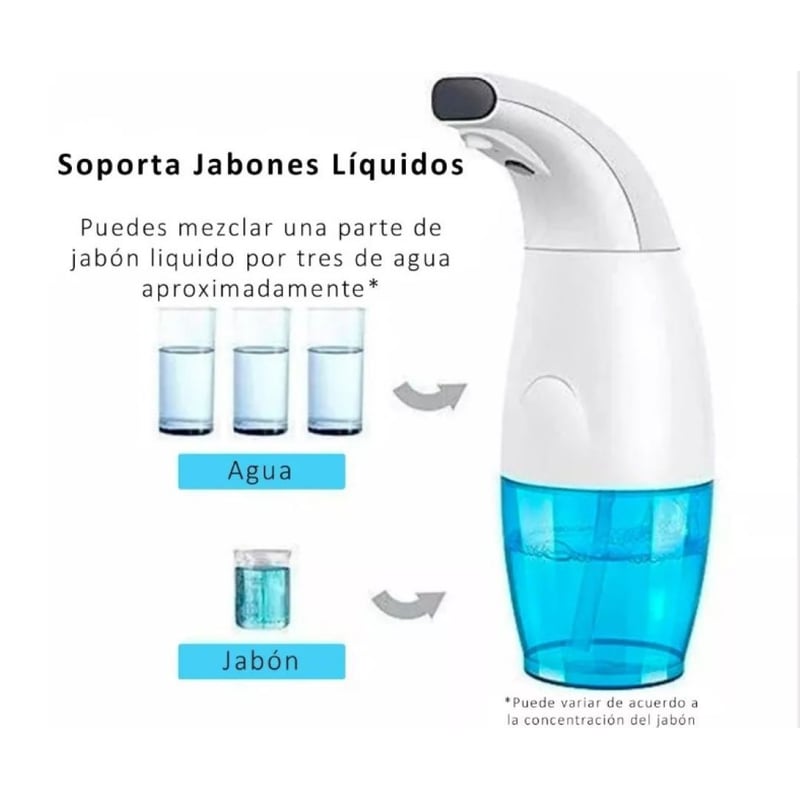 DISPENSADOR DE JABÓN LIQUIDO AUTOMATICO CON SENSOR